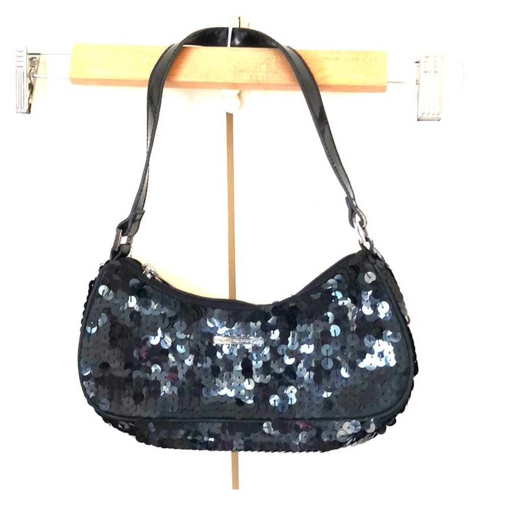 United colors of Benetton - black sequin purse